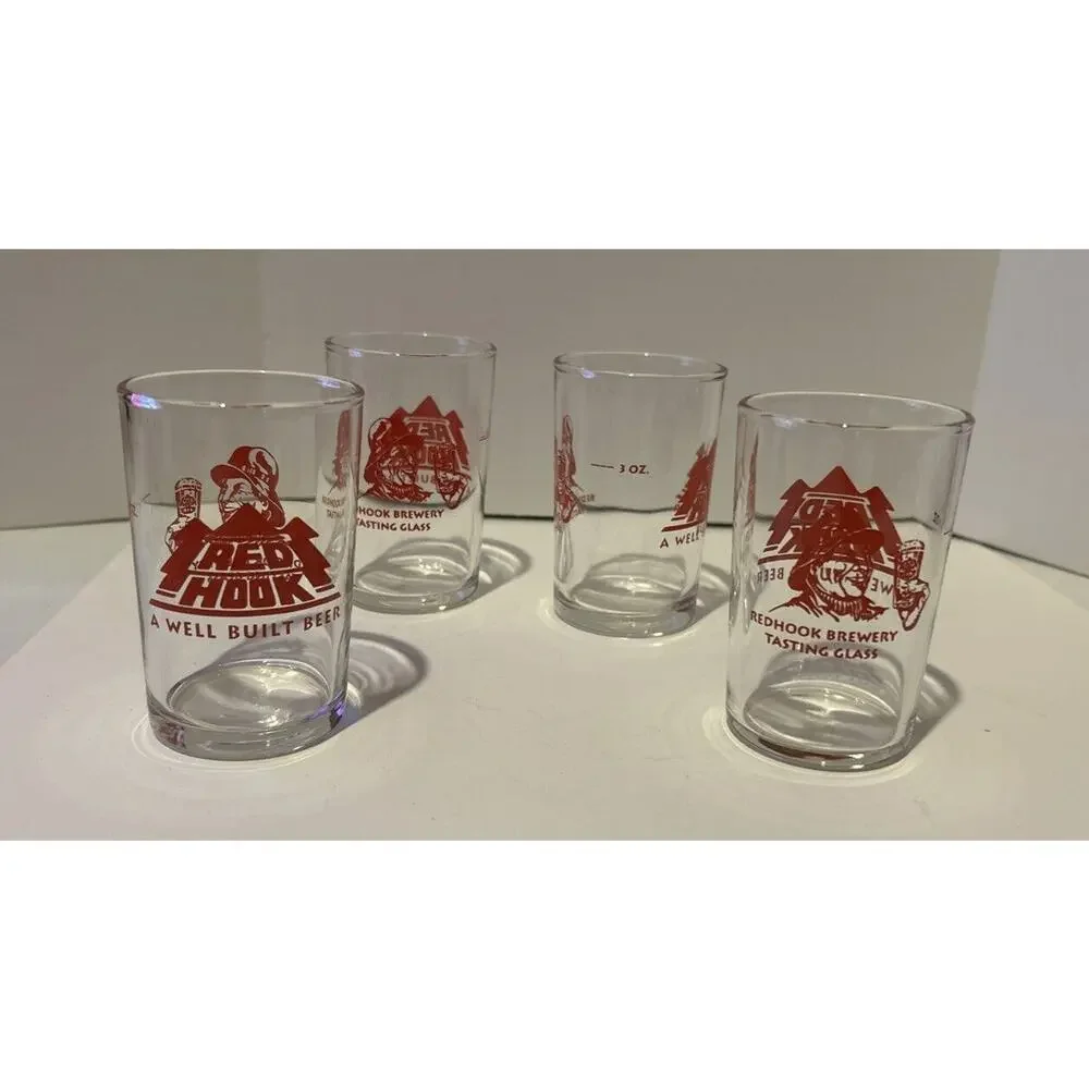 RED HOOK Brewery Tasting Glass BEER 3-1/2